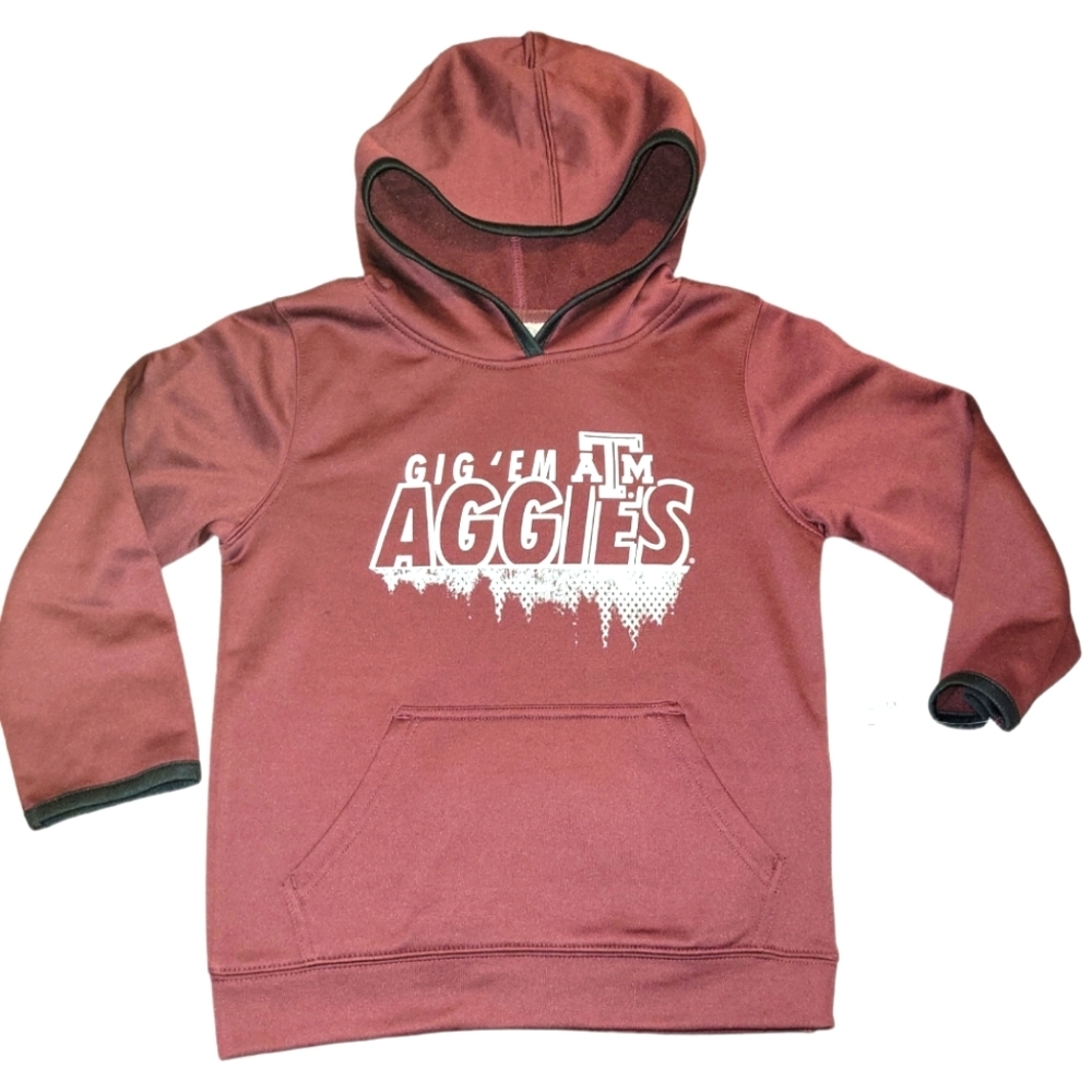 Texas A&M Aggies collage football boys hoodie Size S 6/7 NWT